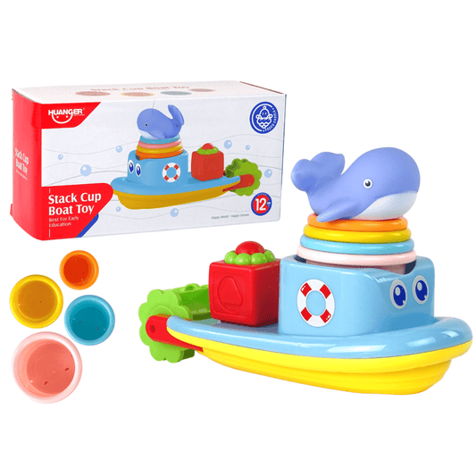 Stack Cup Boat Toy (12m+) - Nesh Kids Store