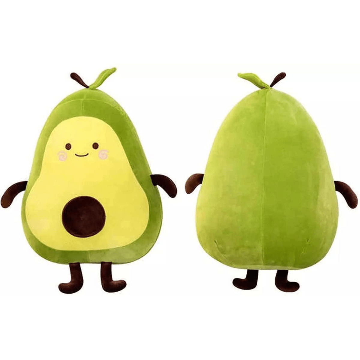 Stuffed Fruit Avocado Soft Toy – Huggable & Adorable - Nesh Kids Store