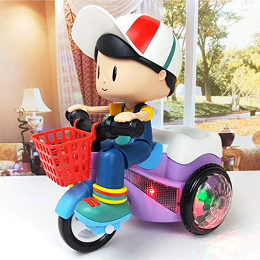 Stunt Tricycle Bump and Go Toy - Nesh Kids Store