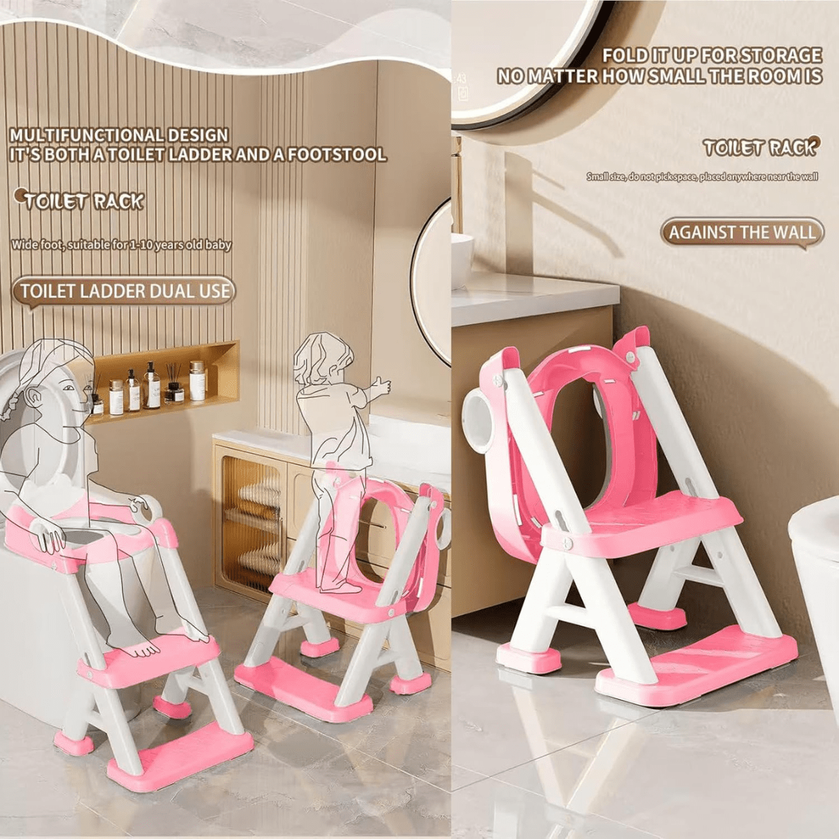 Toilet Potty Training Seat with Step Stool Ladder - Nesh Kids Store