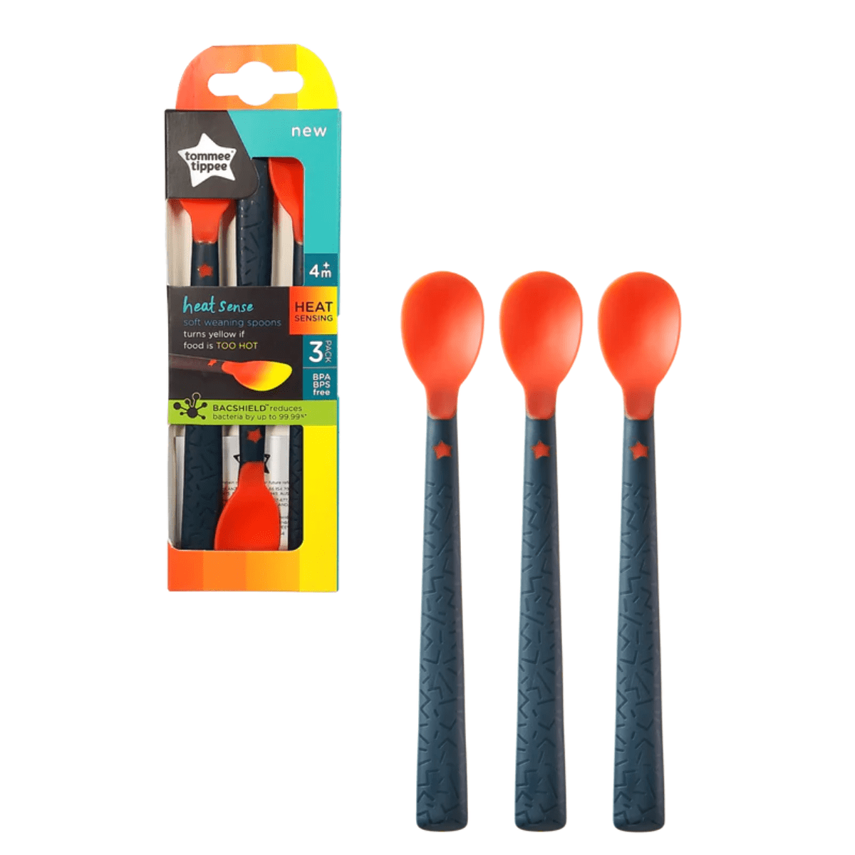 Tommee Tippee Heat Sense Weaning Spoon (3 pcs pack) - Nesh Kids Store