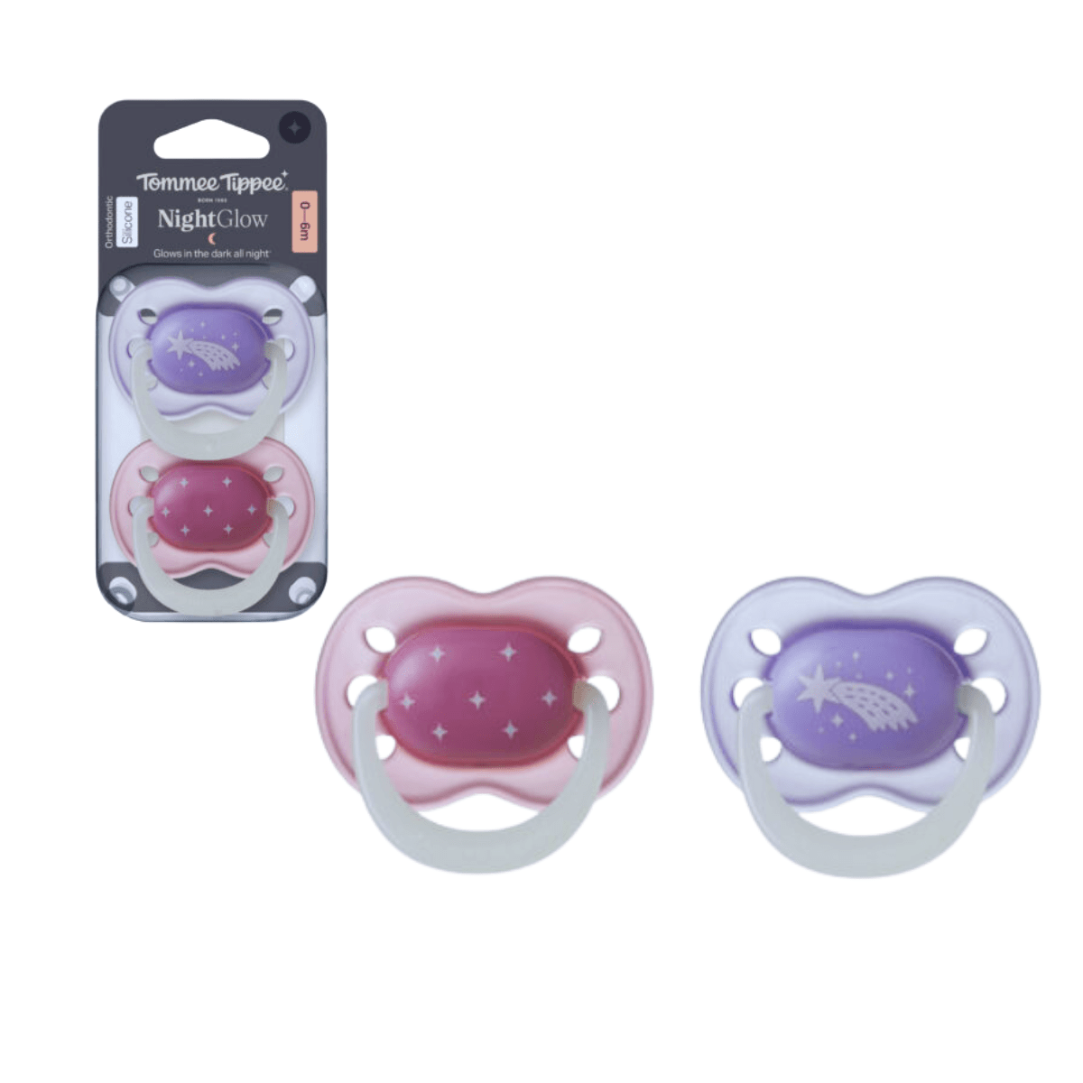 Tommee Tippee Night Time Soother 0 - 6m - 433662 - Nesh Kids Store