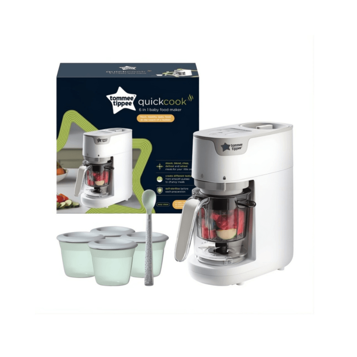 Tommee Tippee Quick Cook 6-in-1 Baby Food Maker - Nesh Kids Store