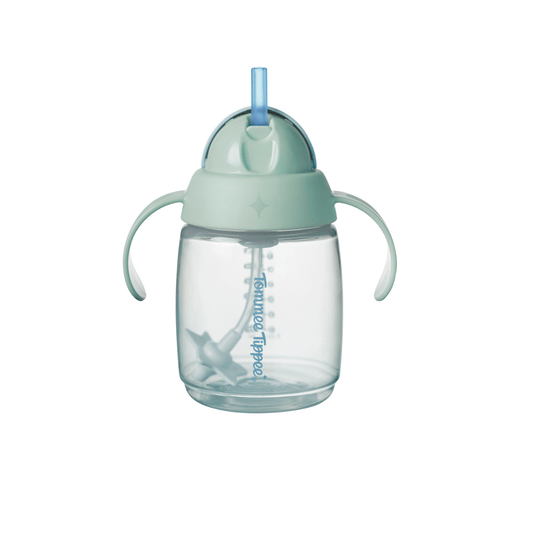 Tommee Tippee Trainer Straw 240ml – Neutral | 6m+ - Nesh Kids Store
