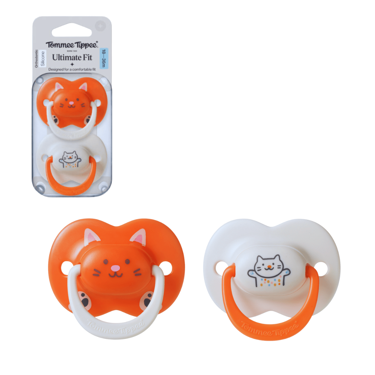 Tommee Tippee Ultra Fit Decorated Soother 18‑36m – Girl - 433658 - Nesh Kids Store