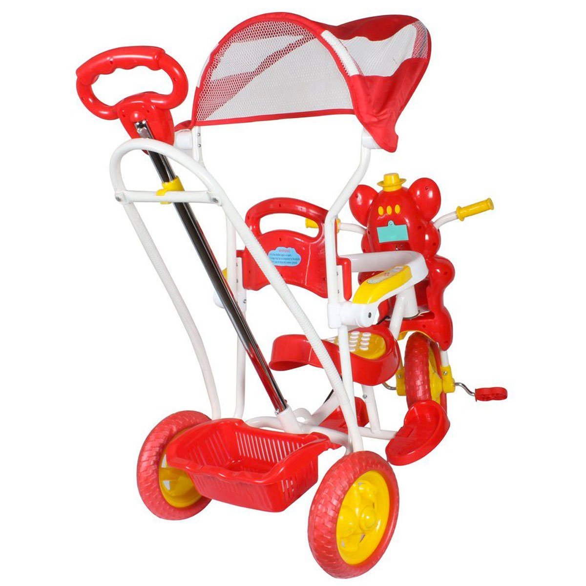 Tricycle (with Rocking Feature & Hood) - 101 - Nesh Kids Store
