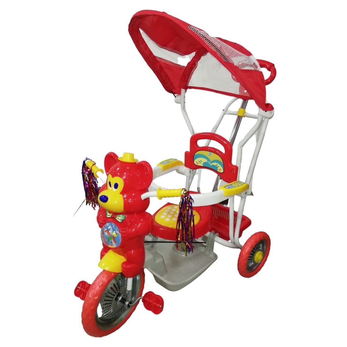 Tricycle (with Rocking Feature & Hood) - 101 - Nesh Kids Store