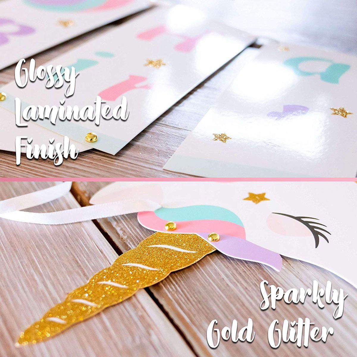 Unicorn Happy Birthday Banner - Nesh Kids Store