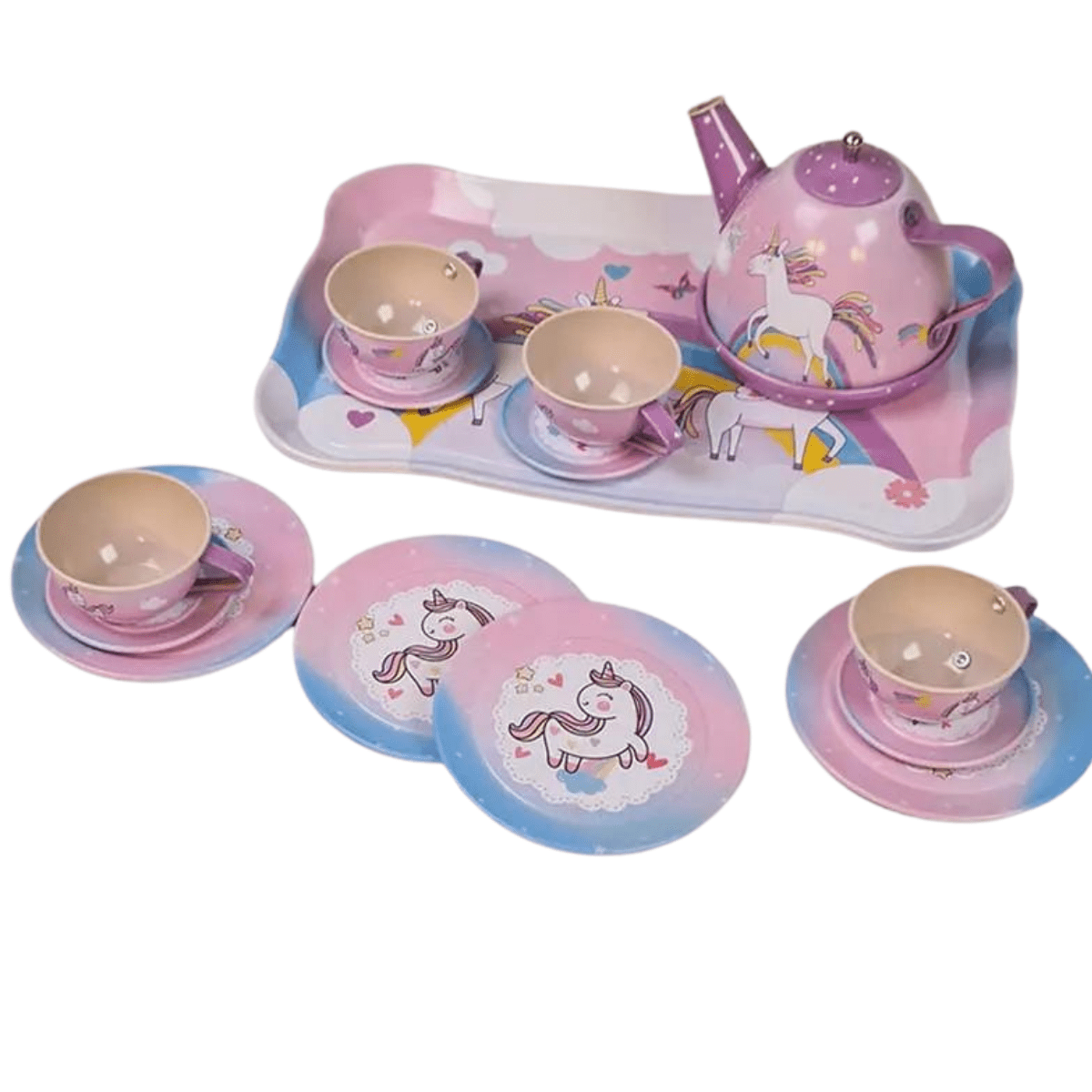 Unicorn Pretend Party Tea Teapot Set (3+) - Nesh Kids Store