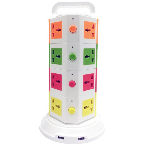 Vertical Tower Multi Socket (4 Layer / 16 Sockets) - Nesh Kids Store