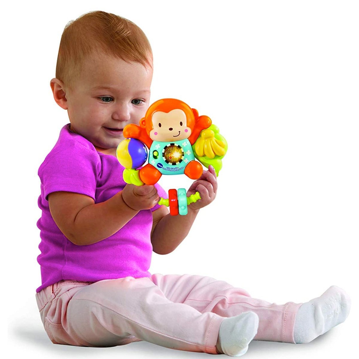 VTech Little Friendlies Swing & Shake Monkey Rattle - Nesh Kids Store