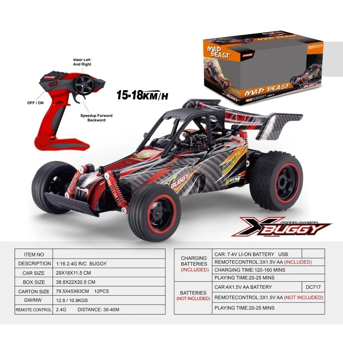 Whoosh Mad Beast RC Buggy - Nesh Kids Store