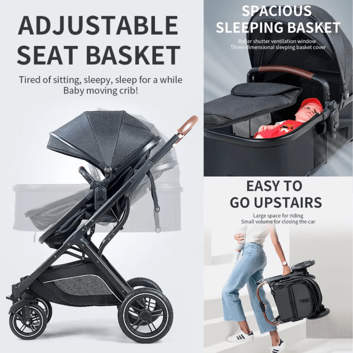Wonfuss Baby Stroller H31 - Nesh Kids Store