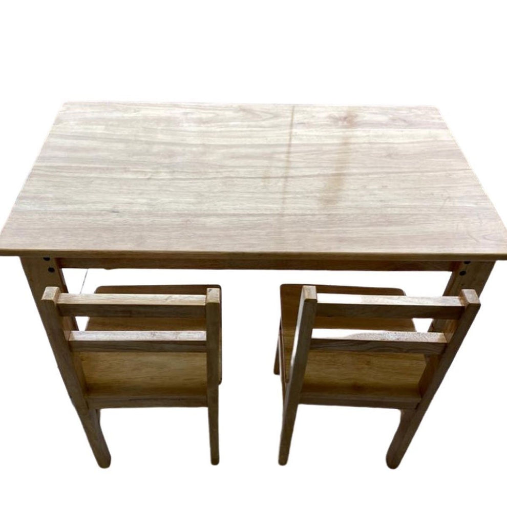 Two Chair Study Table Wooden Study Table & Chair (Double) - Nesh Kids Store – Red Hot Deals