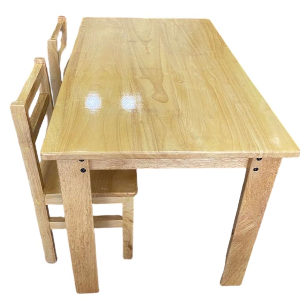 Two Chair Study Table Wooden Study Table & Chair (Double) - Nesh Kids Store – Red Hot Deals