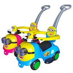 Minion Ride on Car with Handle & Safety Bars