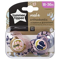 Tommee Tippee Moda Soother 2Pk (18-36m)